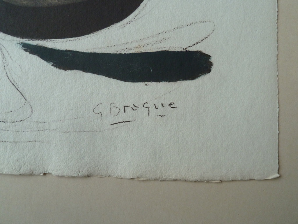 Georges BRAQUE : La mandoline - Lithographie originale signée