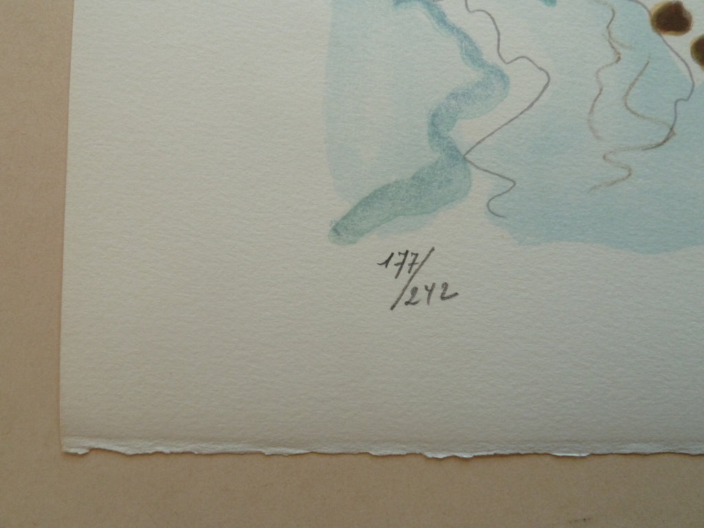 Yves BRAYER : Barque au petit Rhône- Lithographie originale signée