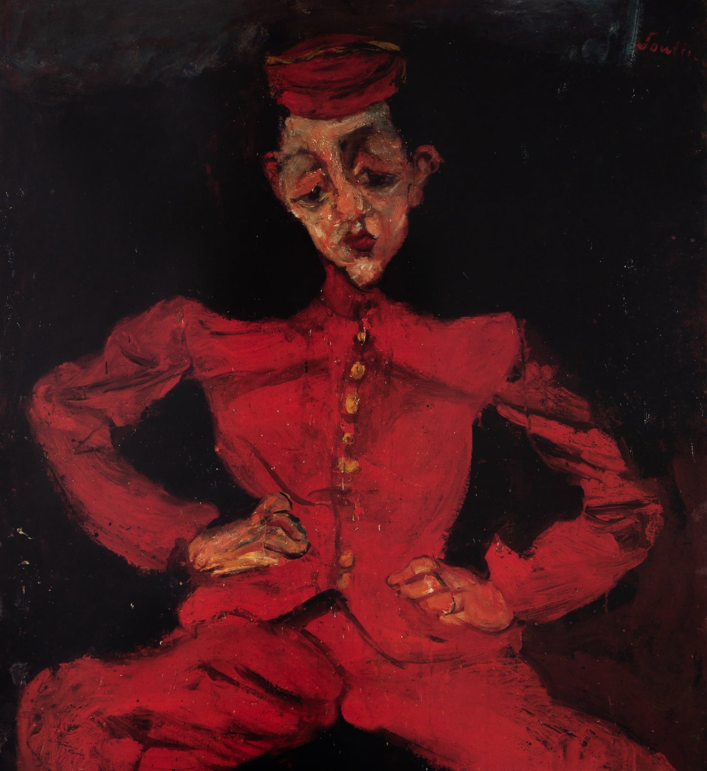 Chaïm SOUTINE : Exposition Musée Céret - Affiche originale signée