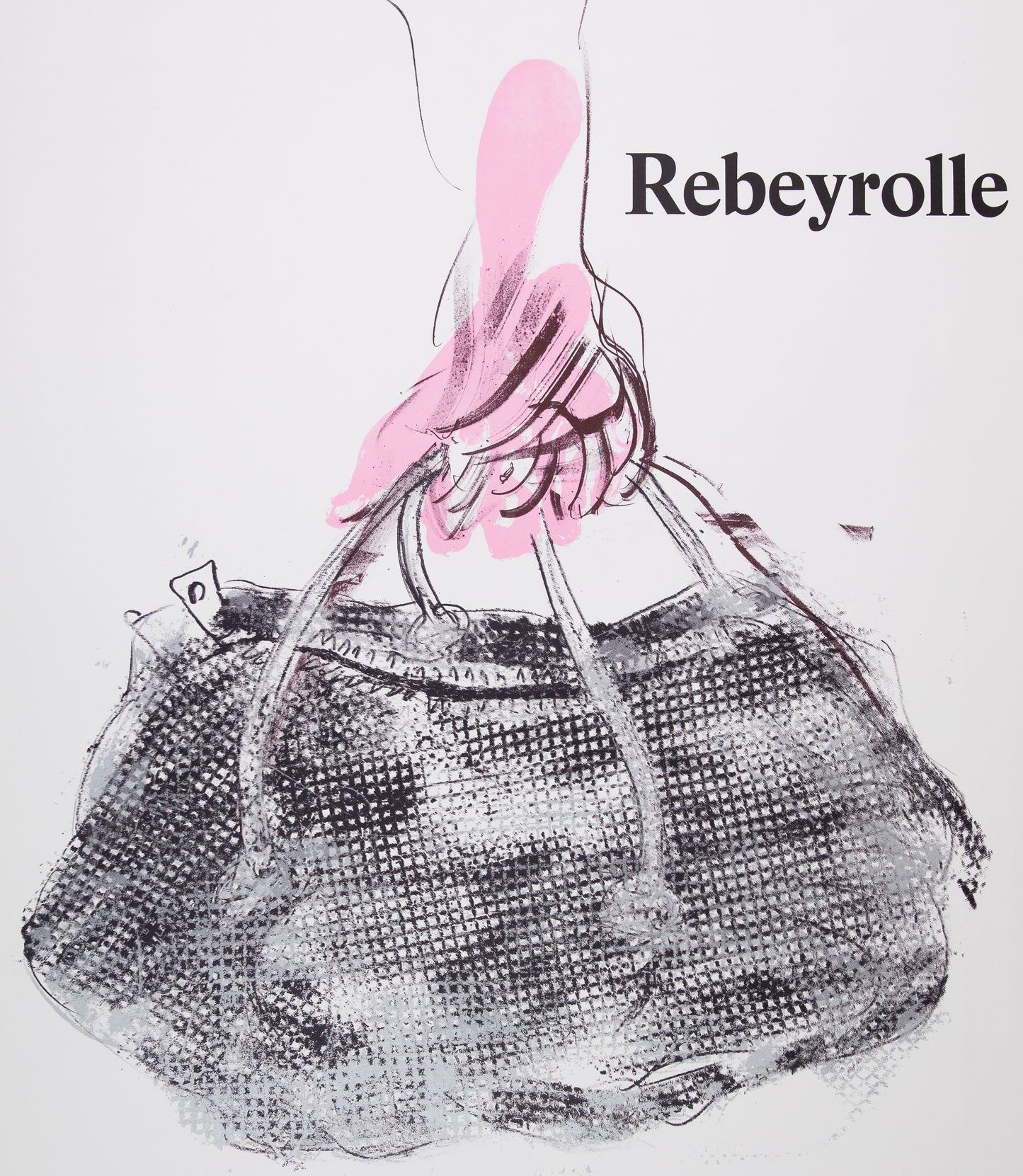 Paul REBEYROLLE : Le sac de Madame TELLIKDJIAN - Lithographie en couleurs