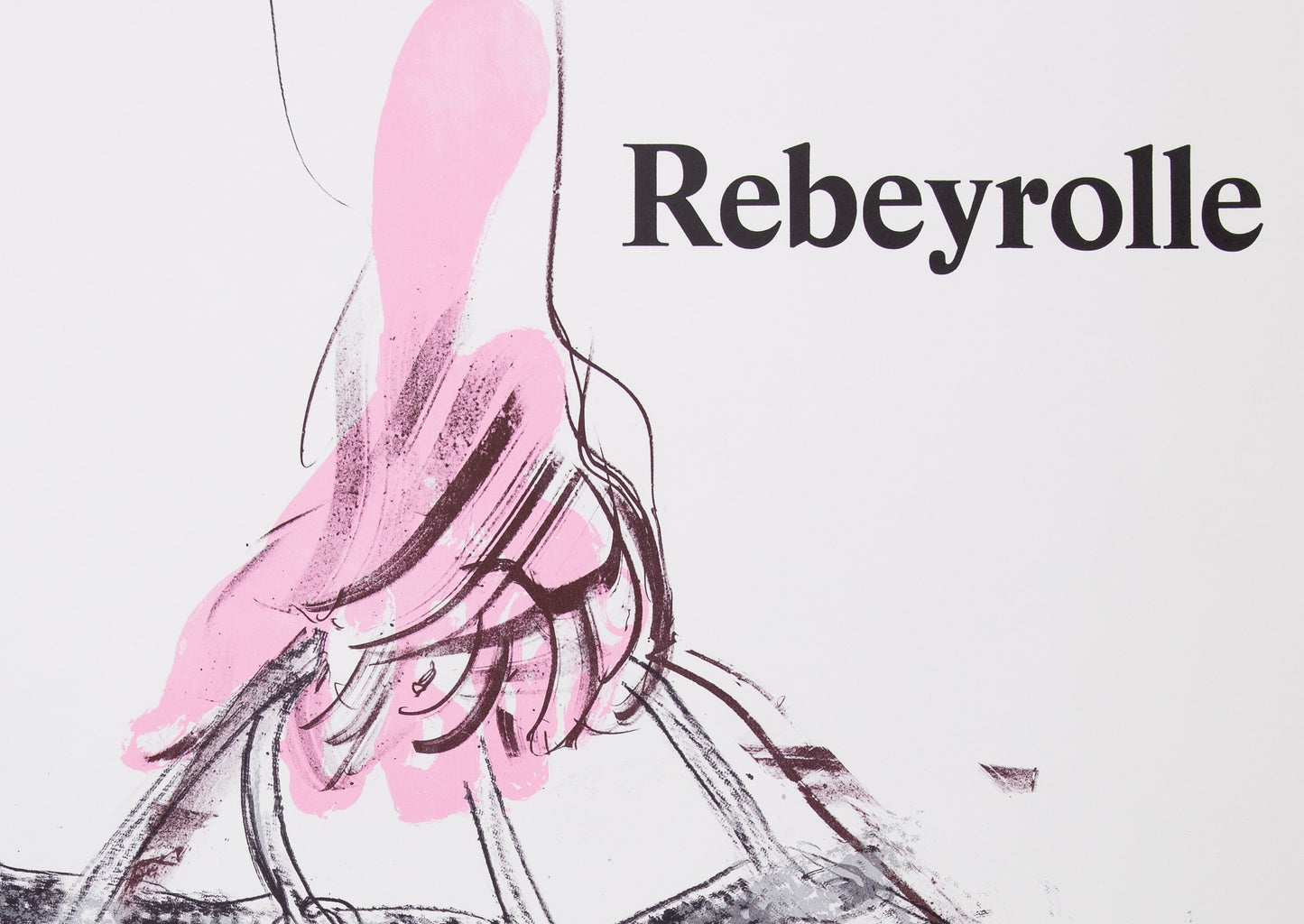 Paul REBEYROLLE : Le sac de Madame TELLIKDJIAN - Lithographie en couleurs