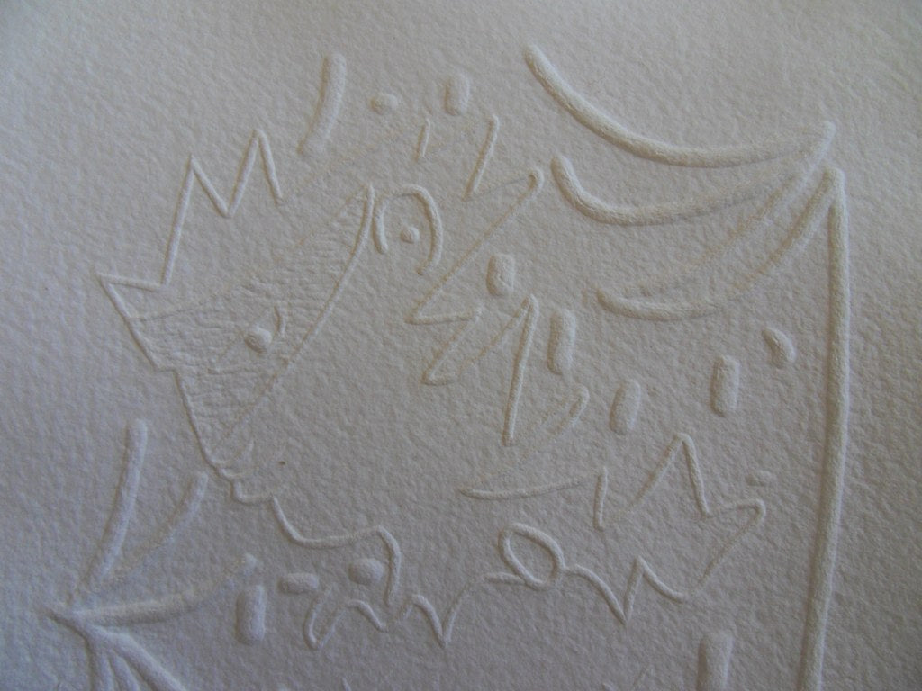 Jean COCTEAU : Homme masqué - Gravure signée