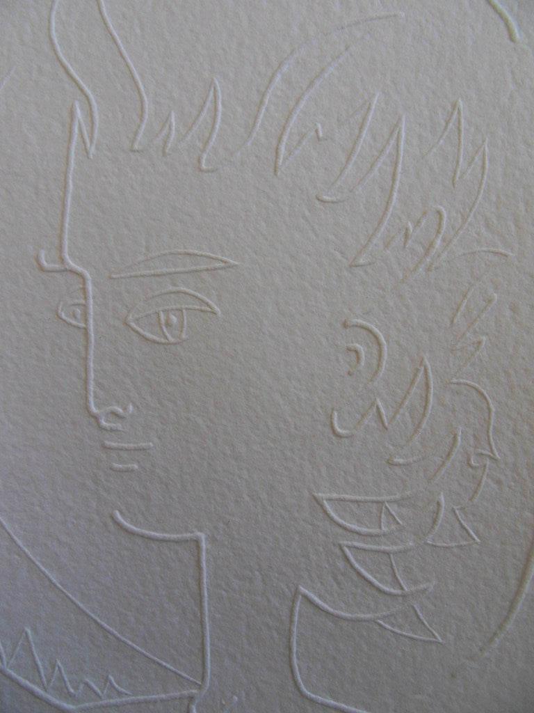 Jean COCTEAU : Le diable - Gravure