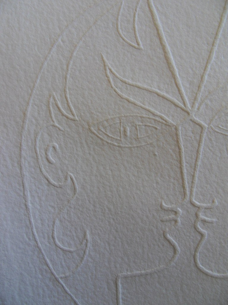 Jean COCTEAU : Les amoureux - Gravure
