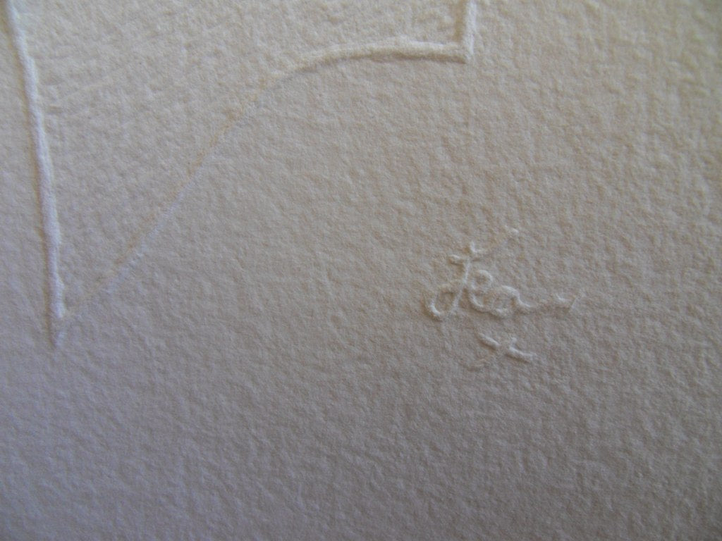 Jean COCTEAU : Le Baiser - Gravure signée