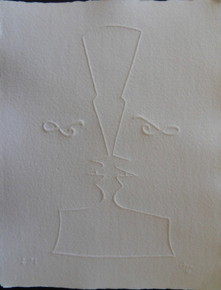 Jean COCTEAU : Face à face - Gravure signée