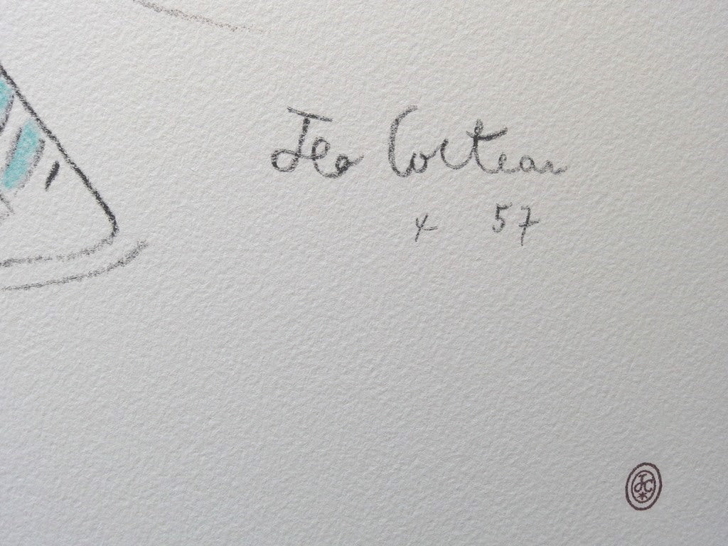 Jean COCTEAU : Le Griffon - Lithographie signée