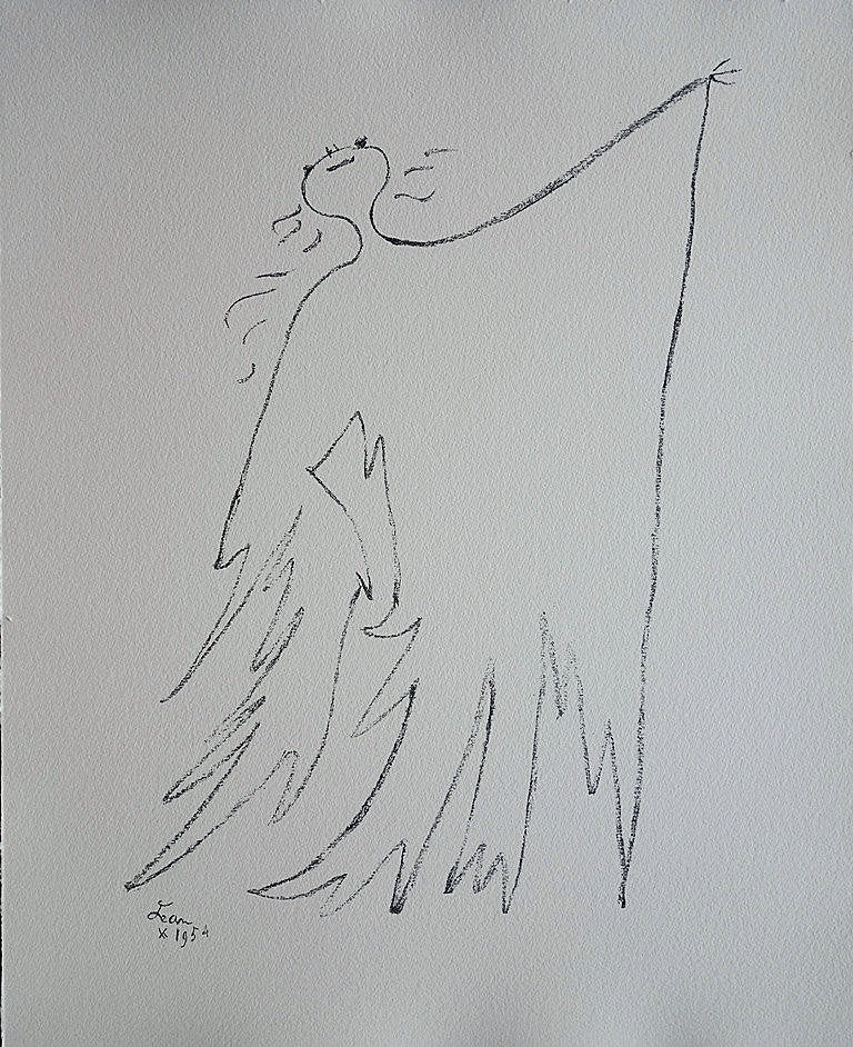 Jean COCTEAU : Danse, la ballerine - Lithographie signée
