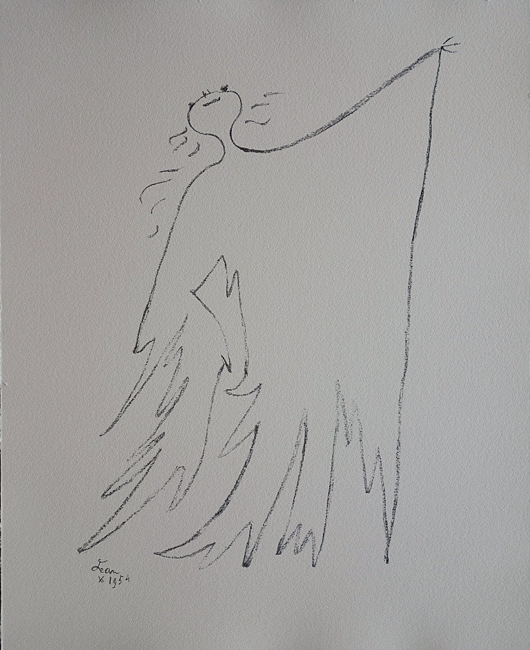 Jean COCTEAU : Danse, la ballerine - Lithographie signée