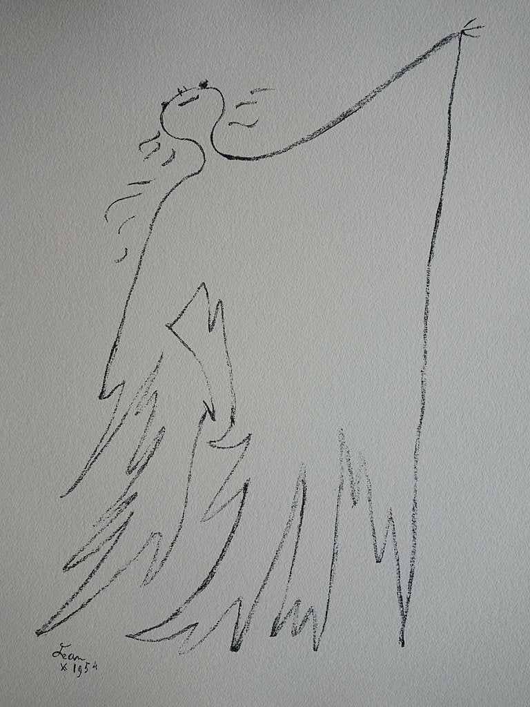 Jean COCTEAU : Danse, la ballerine - Lithographie signée