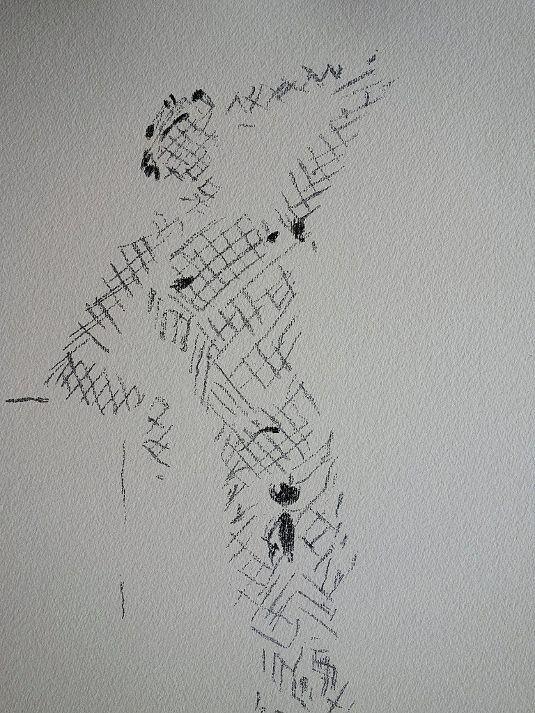 Jean COCTEAU : Homme dénudé - Lithographie signée