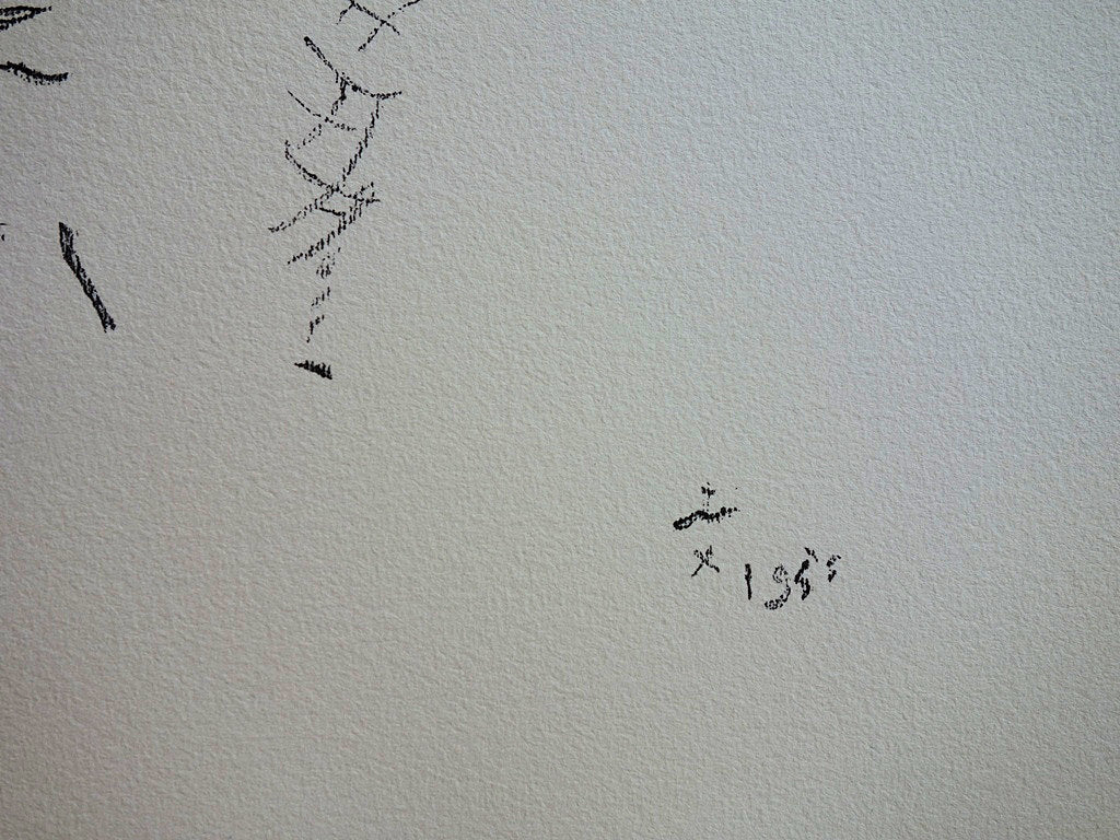 Jean COCTEAU : Arlequin à la guitare - Lithographie signée
