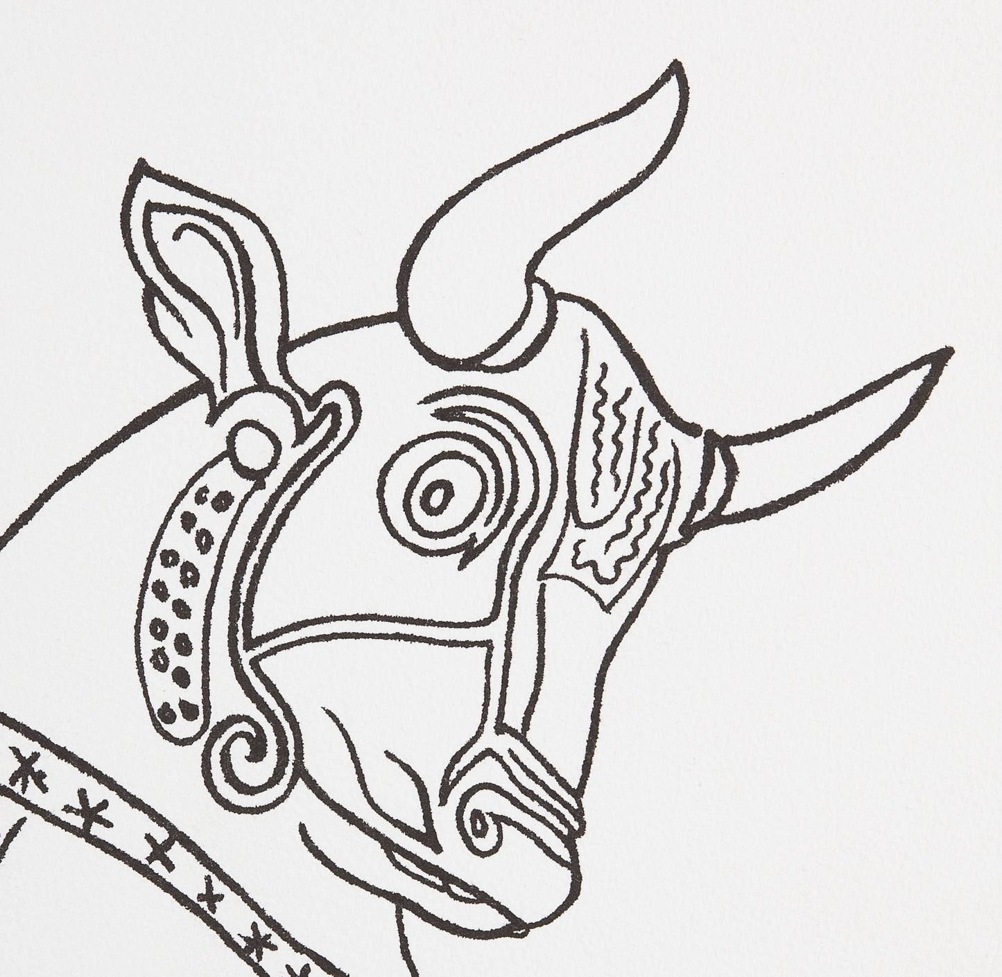 Jean COCTEAU : Taureau - Lithographie signée