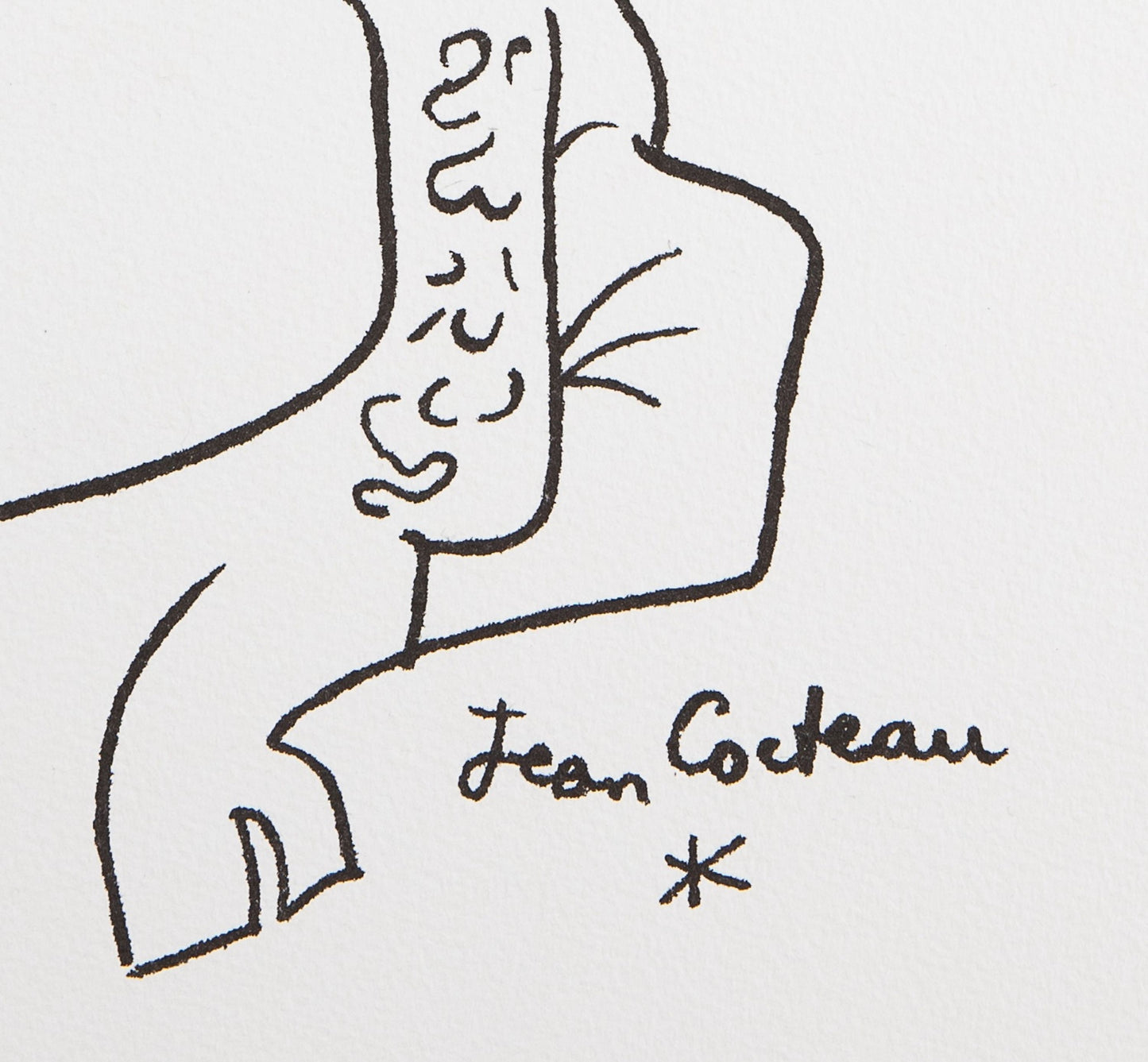 Jean COCTEAU : Taureau - Lithographie signée