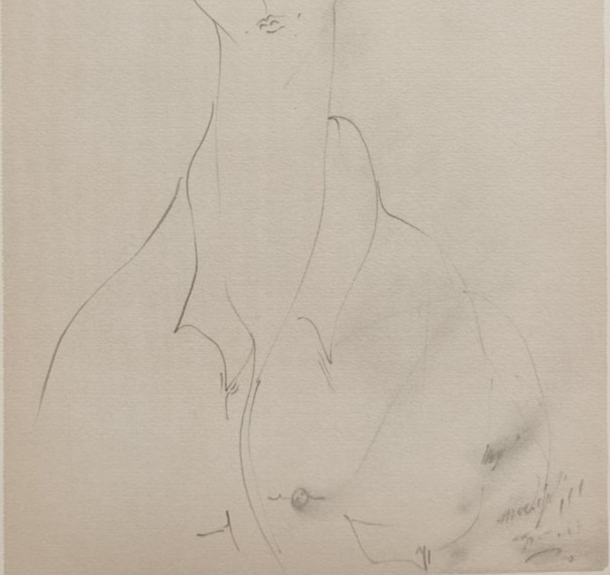 Amedeo MODIGLIANI : Portrait de Lunia Czechowska - Lithographie signée