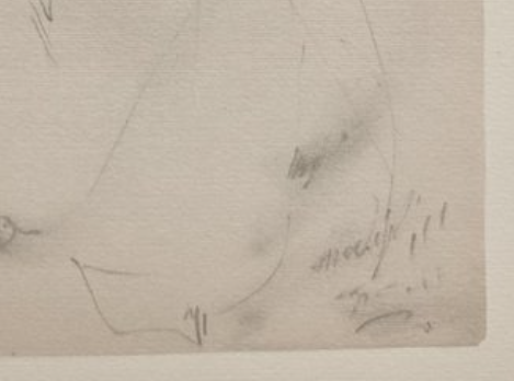 Amedeo MODIGLIANI : Portrait de Lunia Czechowska - Lithographie signée