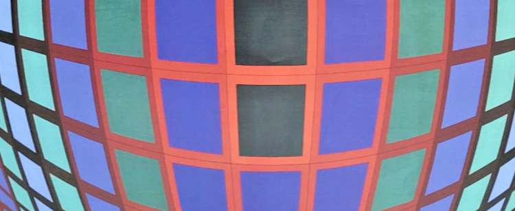 Victor VASARELY : BI KA - Affiche originale