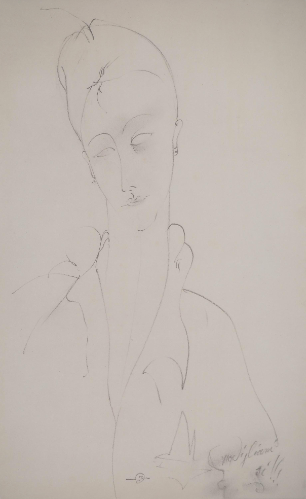 Amedeo MODIGLIANI : La Femme à la chemise - Lithographie signée