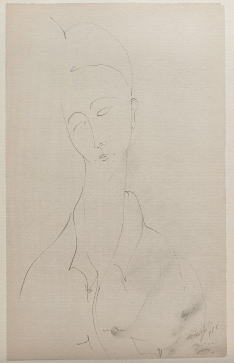 Amedeo MODIGLIANI : Portrait de Lunia Czechowska - Lithographie signée