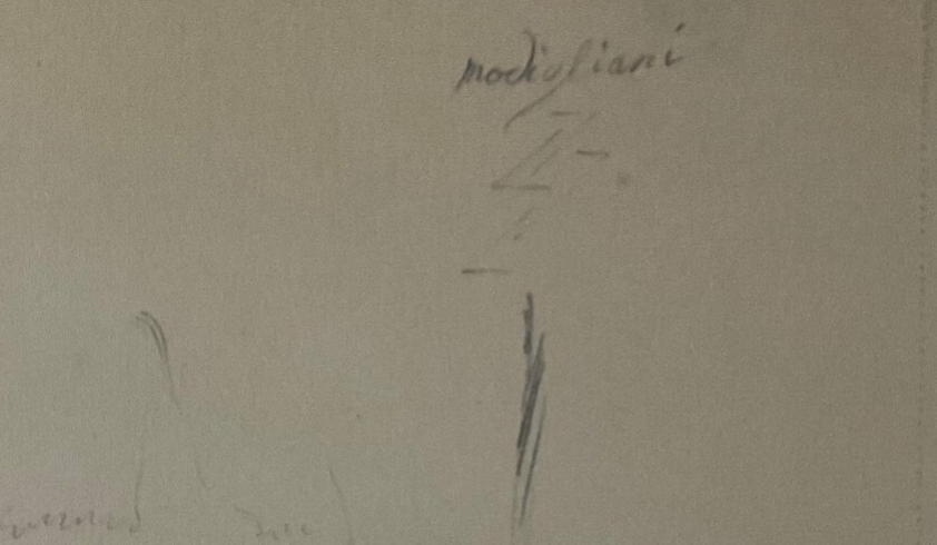 Amedeo MODIGLIANI : Etude de portrait féminin - Lithographie signée