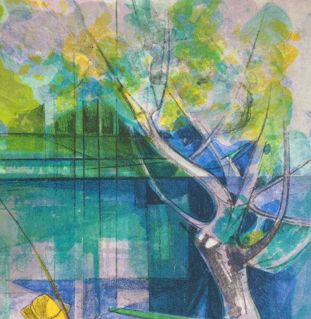 Camille HILAIRE : Le pêcheur - Lithographie originale signée
