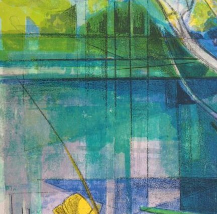Camille HILAIRE : Le pêcheur - Lithographie originale signée
