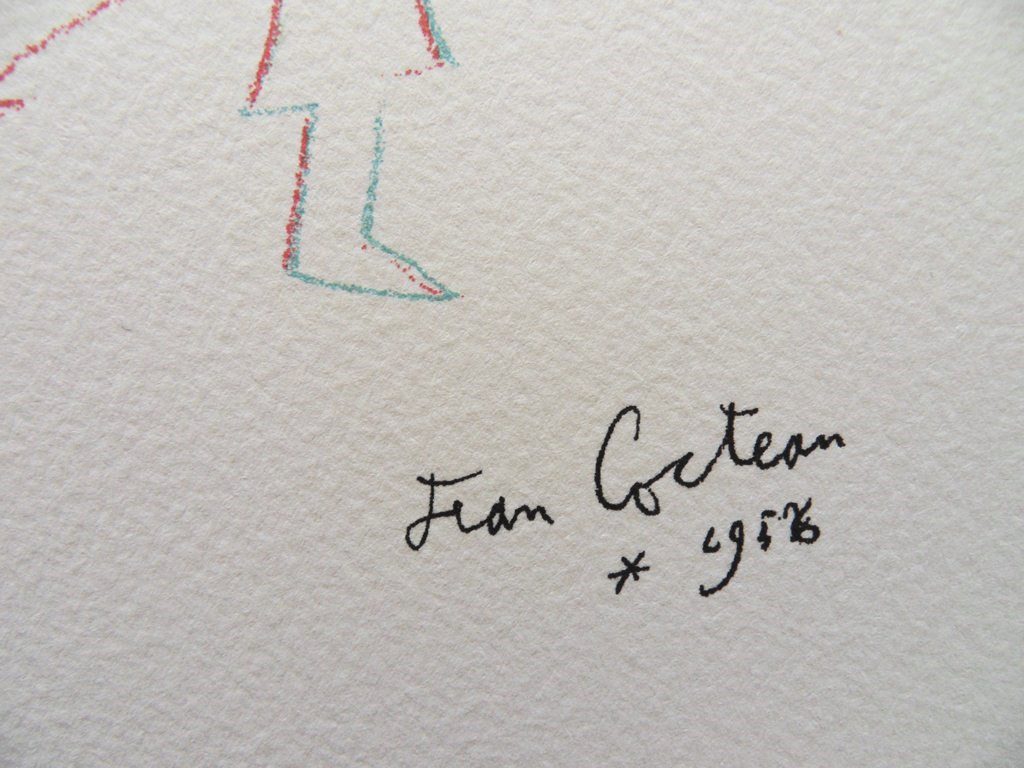 Jean COCTEAU : Le fils du Torero - Lithographie signée