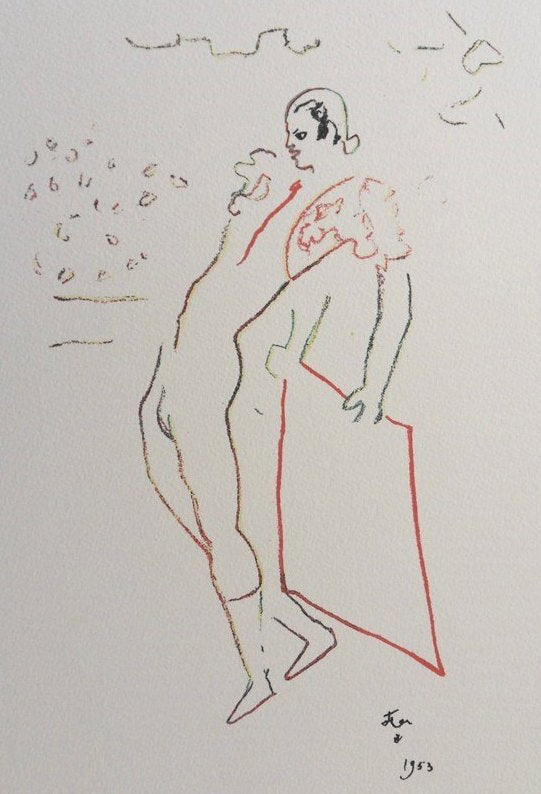 Jean COCTEAU : Le Toréador - Lithographie signée