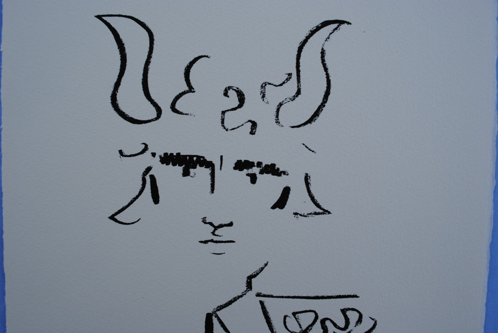 Jean COCTEAU : Toréador couronné - Lithographie Signée