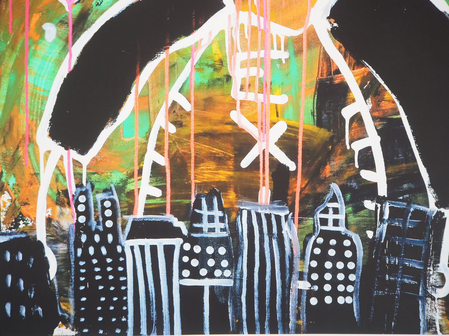 Paul KOSTABI : Gratty dans la ville - Giclée originale signée