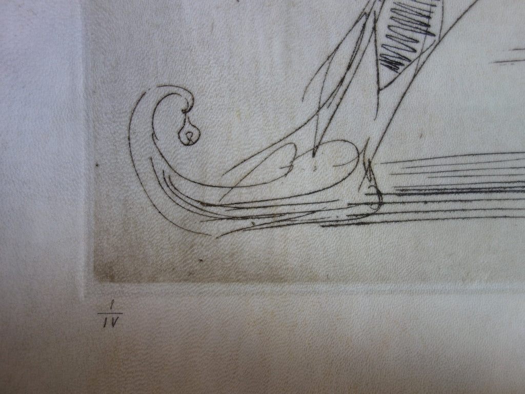 Salvador DALI : Le clown - Gravure originale signée