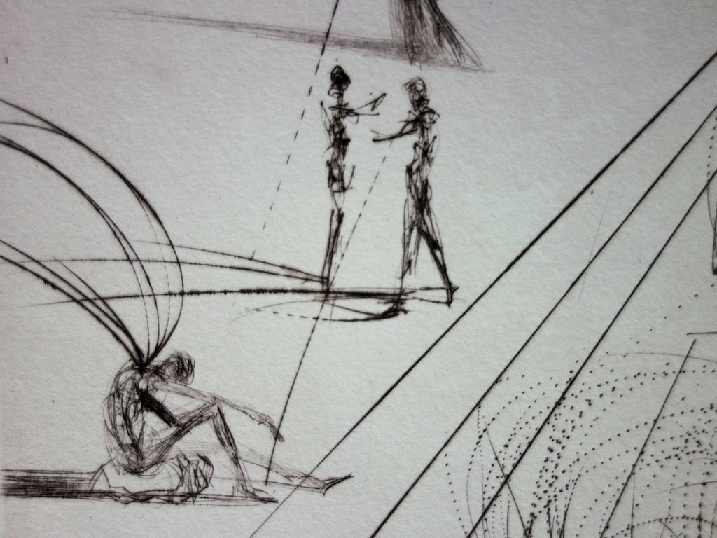 Salvador DALI : City Hall - Gravure originale signée