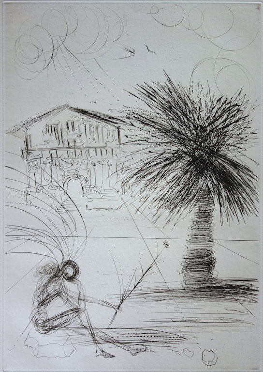 Salvador DALI : Mission Dolores - Gravure originale signée