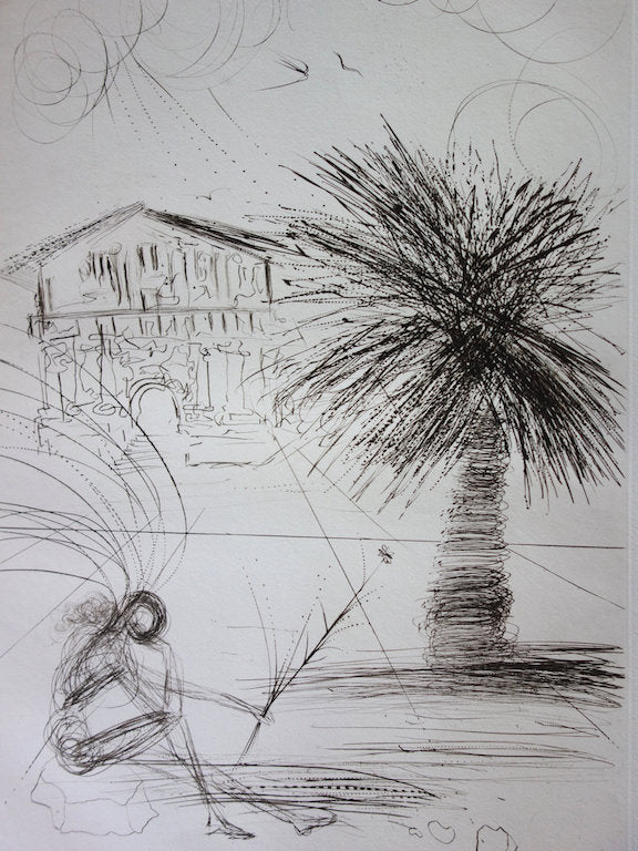 Salvador DALI : Mission Dolores - Gravure originale signée