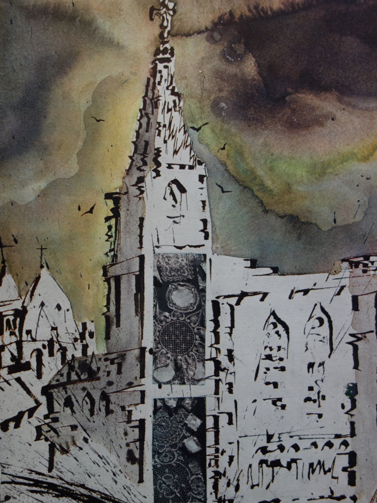Salvador DALI : Alsace (SNCF, Suite Papillon) - Lithographie originale signée