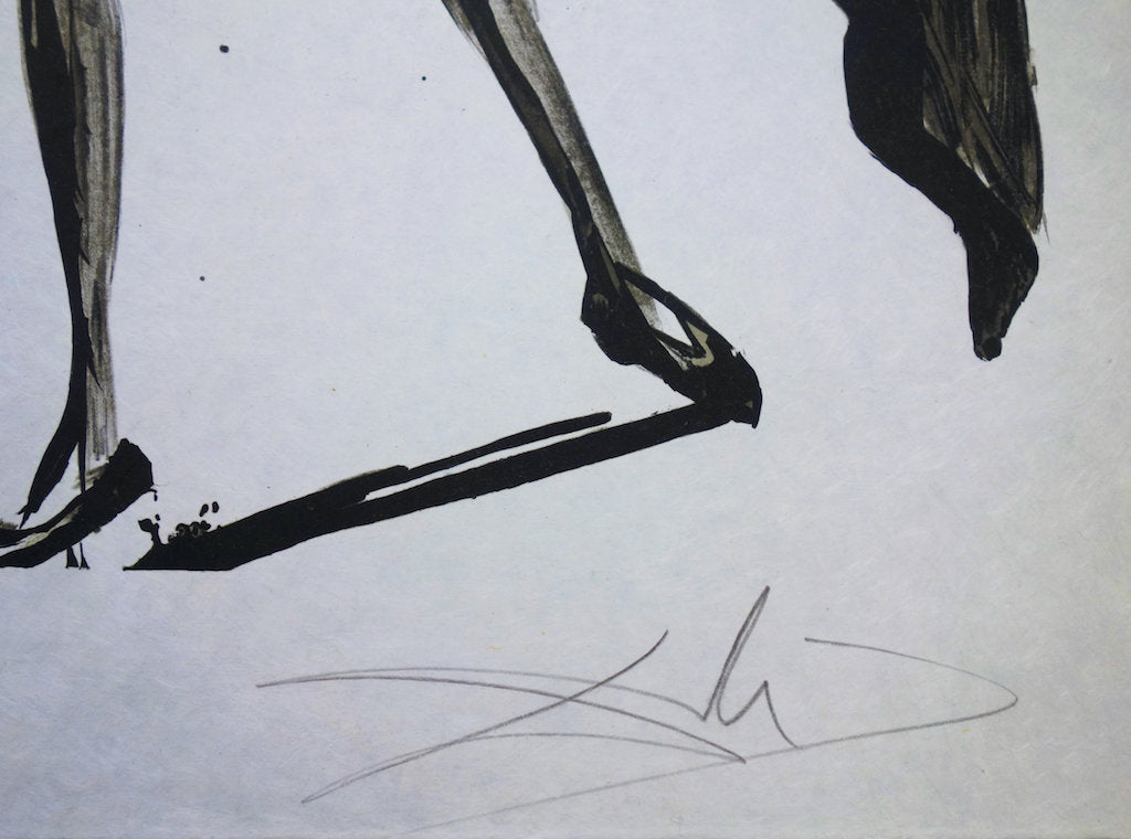 Salvador DALI : Torero noir - Lithographie originale signée