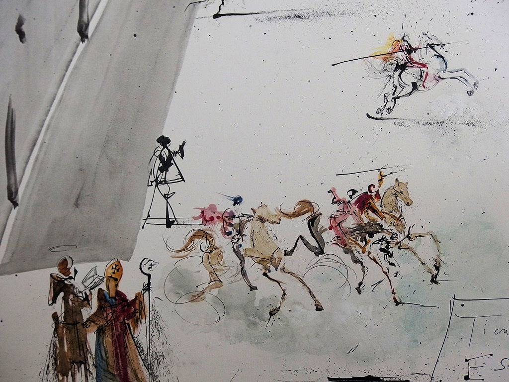 Salvador DALI: Tienta - Place in Spain, Signed Lithograph