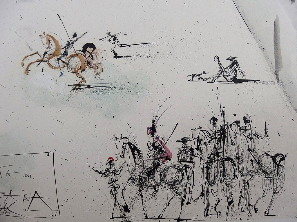 Salvador DALI: Tienta - Place in Spain, Signed Lithograph
