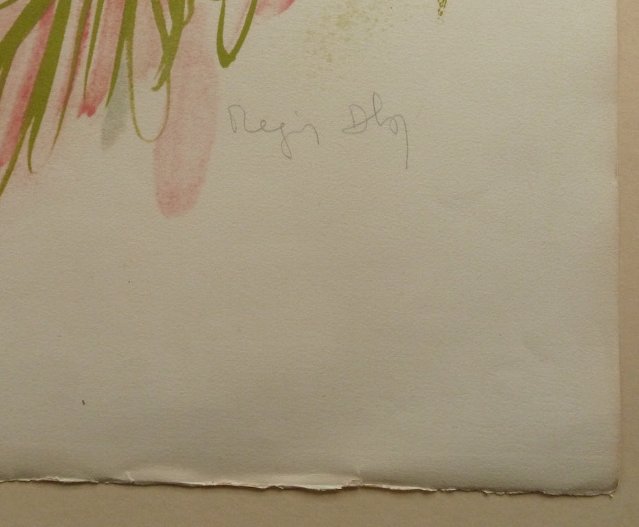 Régis DHO : La fée - Lithographie originale signée