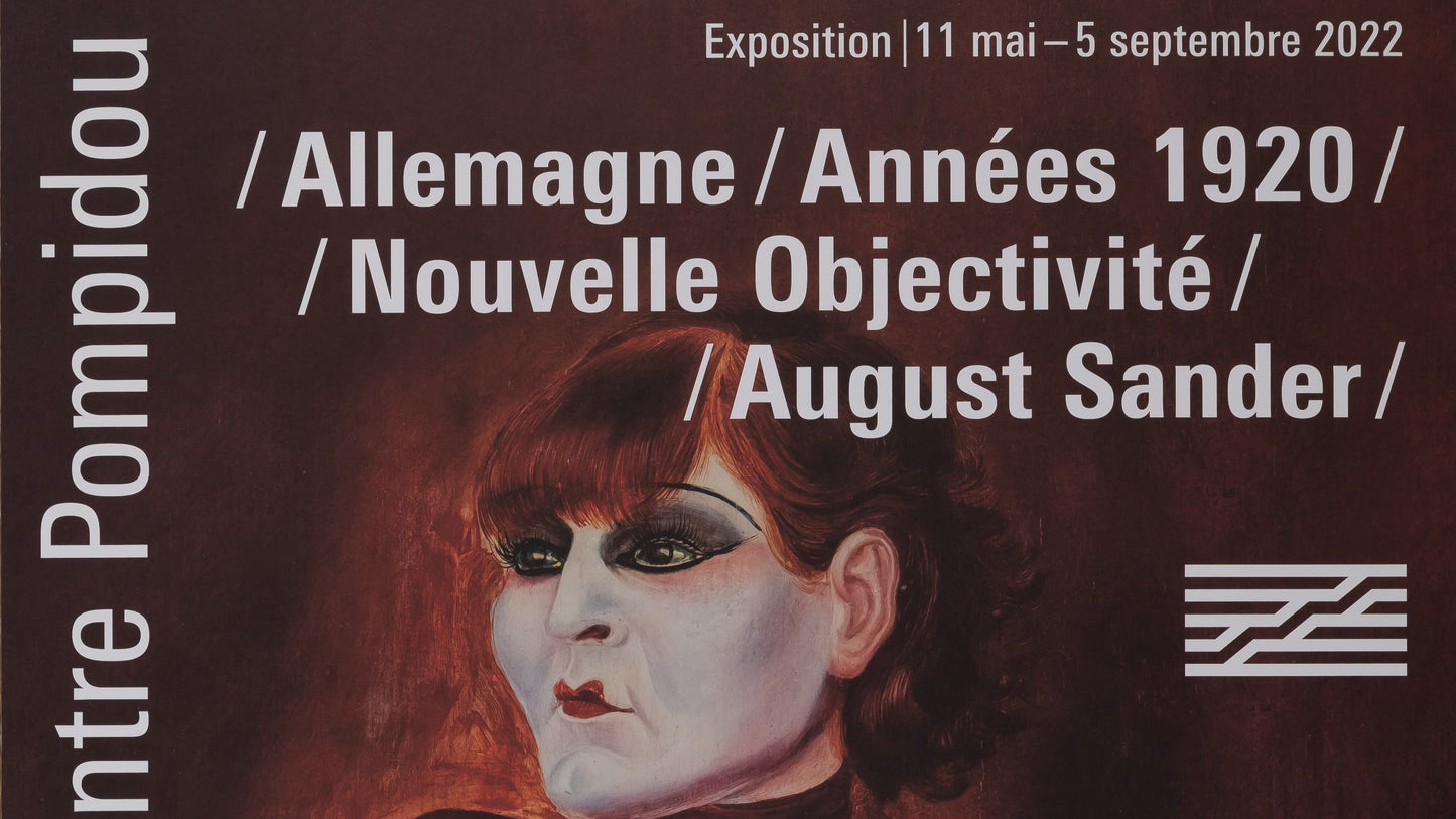 Otto DIX : Portrait de la danseuse Anita Barber - Affiche originale