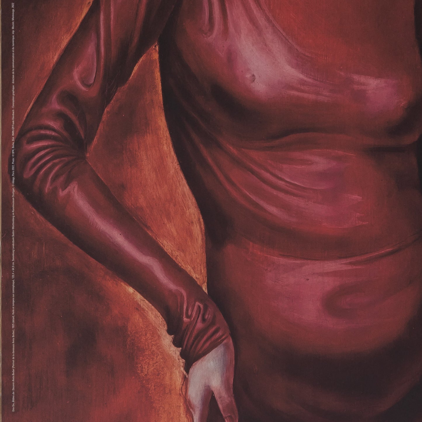 Otto DIX : Portrait de la danseuse Anita Barber - Affiche originale