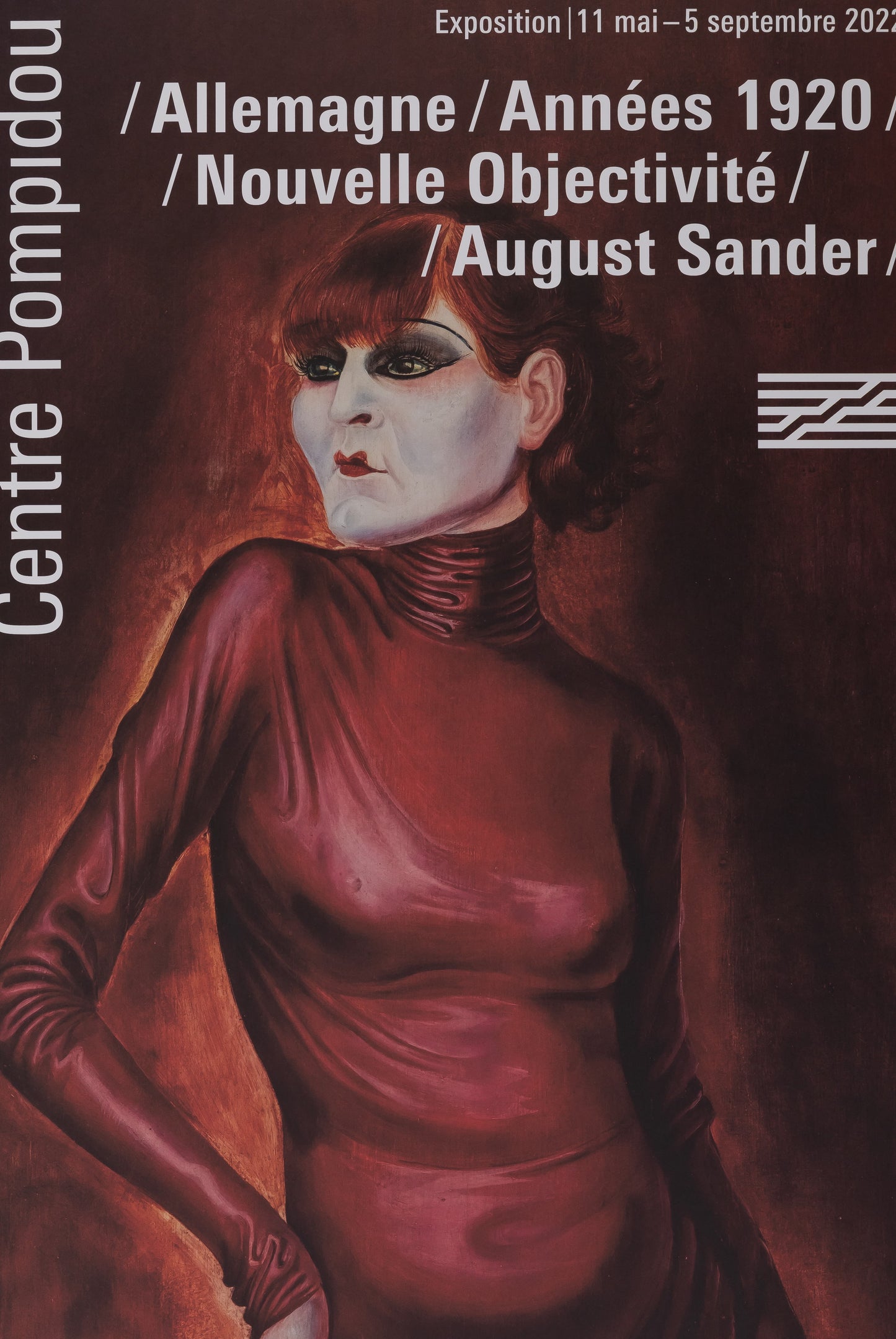 Otto DIX : Portrait de la danseuse Anita Barber - Affiche originale