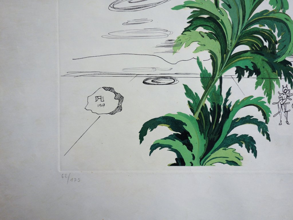 Salvador DALI : Marguerite - Gravure originale signée