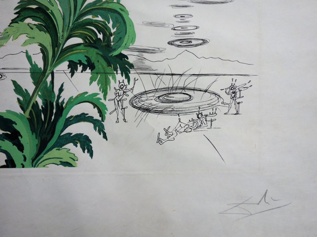 Salvador DALI : Marguerite - Gravure originale signée