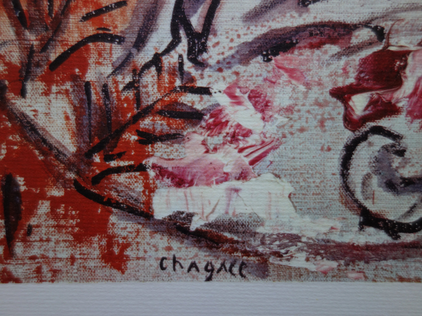 Marc CHAGALL : La Création de l'Homme - Lithographie signée