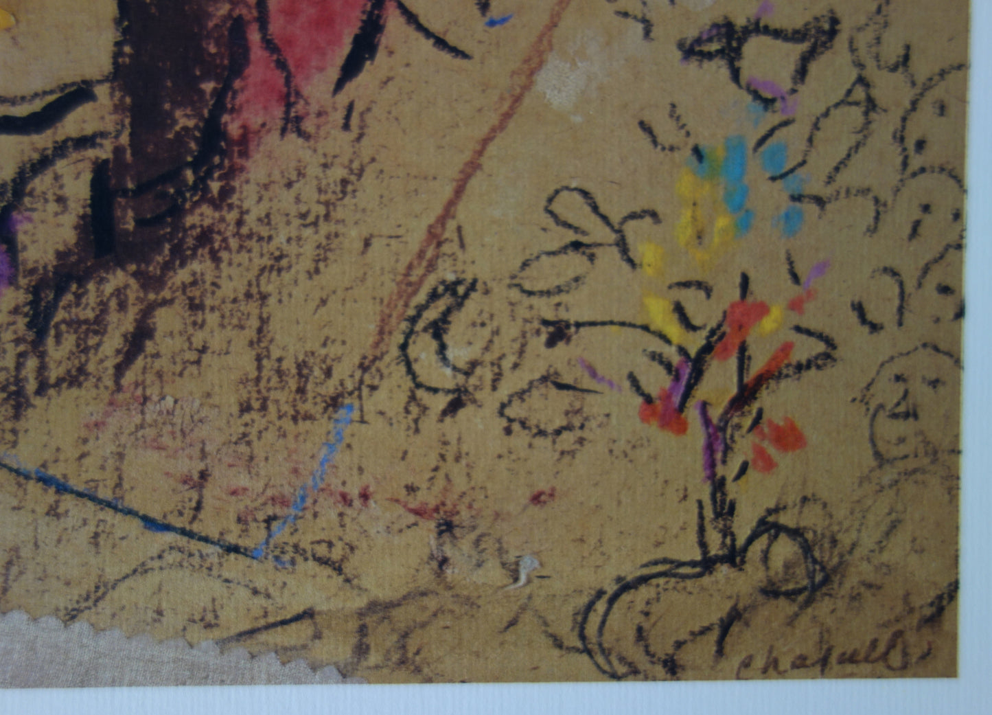 Marc CHAGALL : Abraham et les trois Anges - Lithographie signée