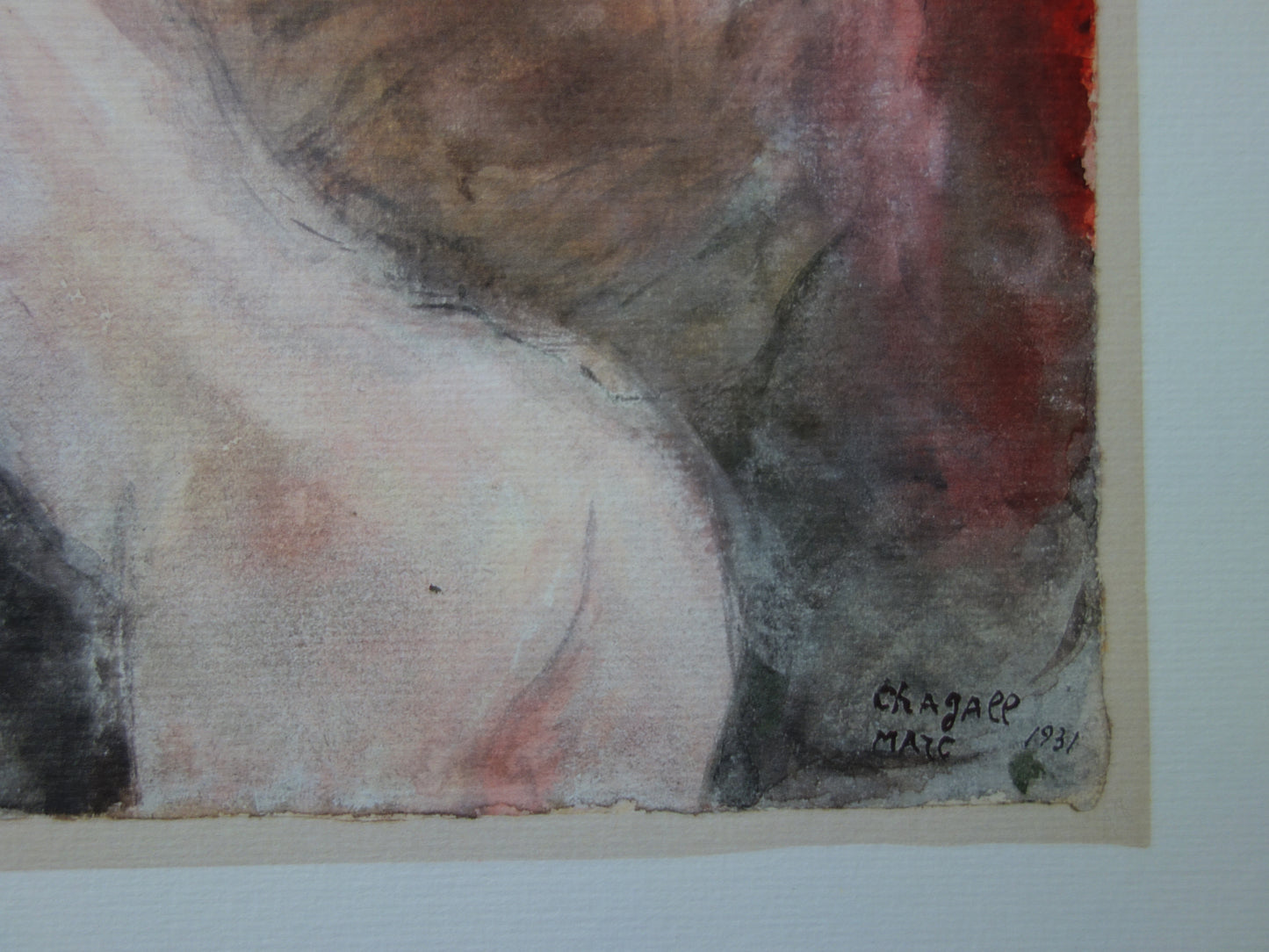 Marc CHAGALL: Abraham and Isaac towards the place of sacrifice - Signed lithograph