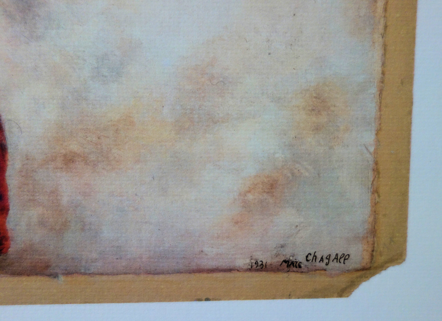 Marc CHAGALL : Eliezer et Rebecca - Lithographie signée