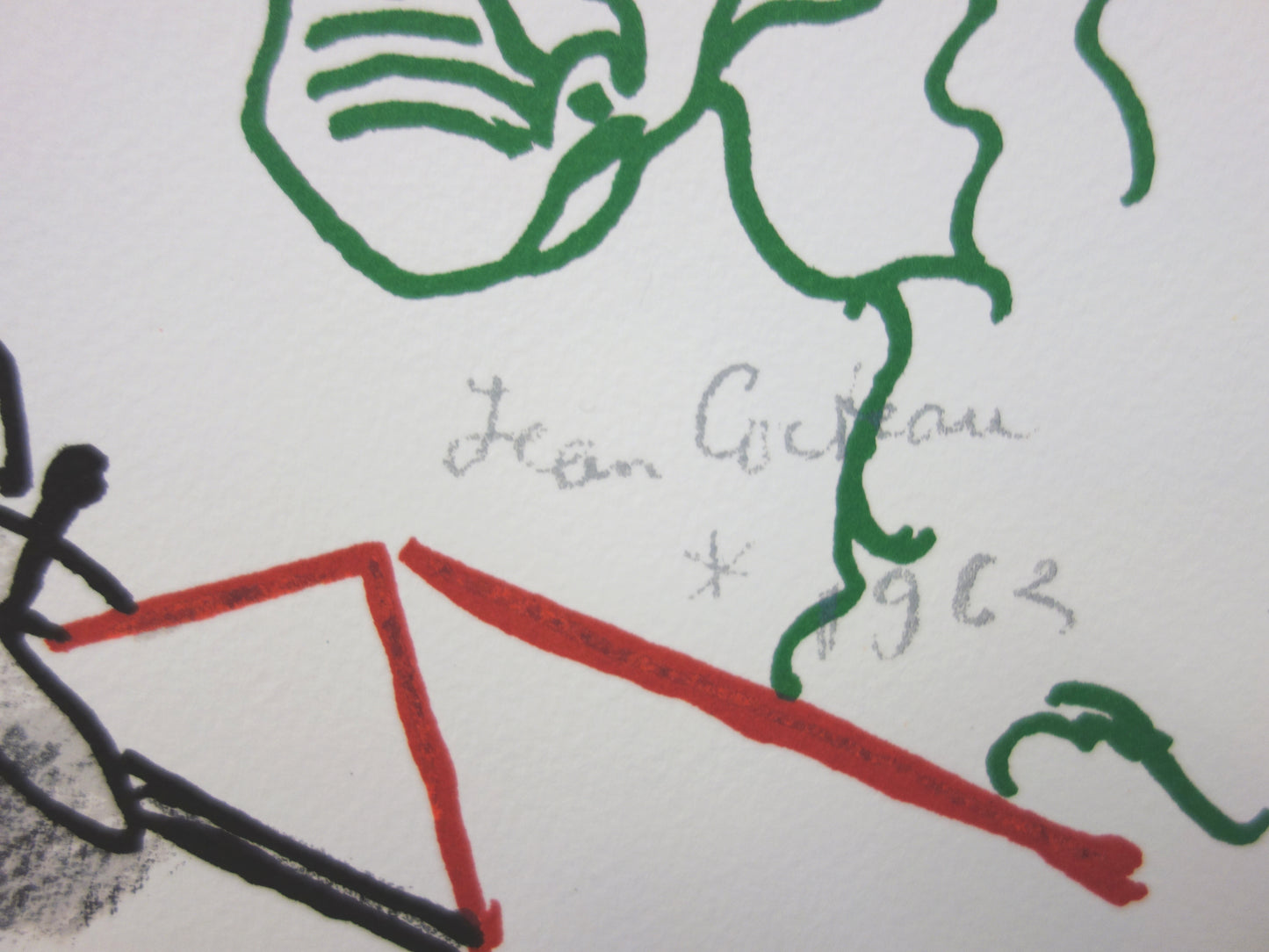 Jean COCTEAU : Curro Romero - Lithographie signée
