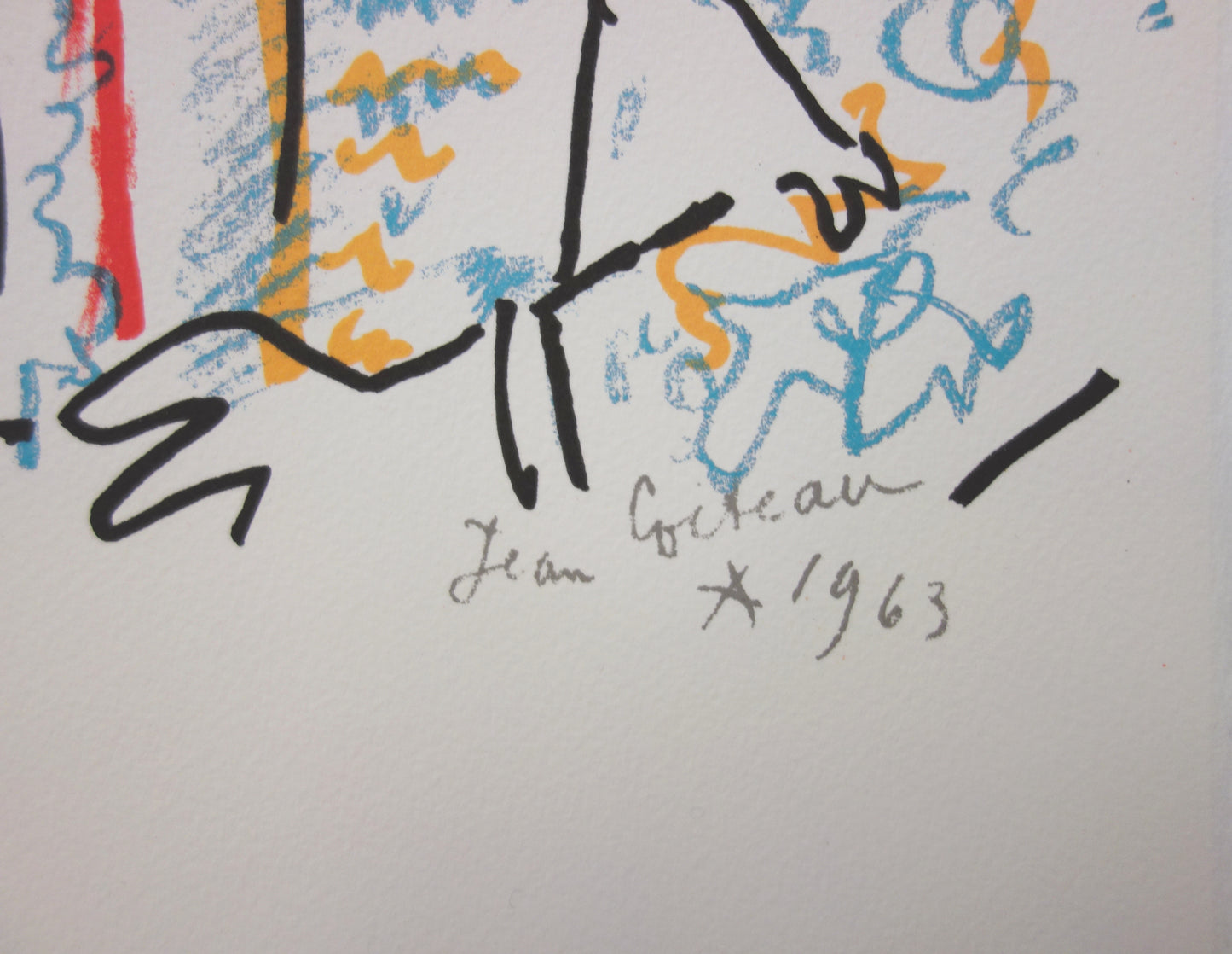Jean COCTEAU : El Cordobes - Lithographie signée